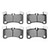 DFC 5000 Advanced Low-Metallic Rear Brake Pads, Porsche Cayenne 2008-2010