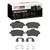 DFC 5000 Advanced Low-Metallic Rear Brake Pads and Hardware Kit, Mercedes-Benz SLK55 AMG 2012-2020