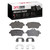 DFC 12-19 Mercedes-Benz GLE63 AMG S Rear 5000 Advanced Low Metallic Brake Pads and Hardware Kit
