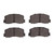 DFC 83-83 Mitsubishi Cordia Front 5000 Advanced Semi Metallic Brake Pads