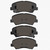 DFC 12-25 Dodge Attitude (Mexico) Front 5000 Advanced Ceramic Brake Pads