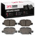 DFC 5000 Advanced Ceramic Rear Brake Pads, Fiat 500 (USA/Canada) 2009-2019
