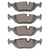 DFC 5000 Advanced Low-Metallic Rear Brake Pads, BMW 318i 1981-1991
