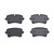 DFC 5000 Advanced Low-Metallic Rear Brake Pads, Audi A6 (USA/Canada) 2012-2013