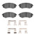 DFC 05-06 Hyundai Elantra Front 4000 HybriDynamic Brake Pads and Hardware Kit