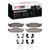 DFC 11-19 Ford Explorer Front 5000 Advanced Ceramic Brake Pads and Hardware Kit