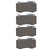DFC 10-11 Mercedes-Benz E550 Front 5000 Advanced Ceramic Brake Pads