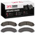 DFC 5000 Advanced Semi-Metallic Rear Brake Pads, Ram 3500 2019-2025