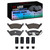 DFC 4000 HybriDynamic Rear Brake Pads and Hardware Kit, Chrysler Town & Country 2001-2007
