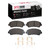 DFC 07-23 Nissan Maxima Front 5000 Advanced Ceramic Brake Pads and Hardware Kit