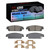 DFC 07-20 Cadillac Escalade Rear 4000 HybriDynamic Brake Pads and Hardware Kit