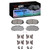 DFC 4000 HybriDynamic Front Brake Pads and Hardware Kit, Lexus CT200H 2010-2022