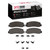 DFC 5000 Advanced Semi-Metallic Front Brake Pads and Hardware Kit, Ford F-350 Super Duty 2WD 2010-2012
