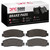 DFC 5000 Advanced Semi-Metallic Front Brake Pads, Ford F-350 Super Duty 2WD 2010-2012