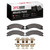 DFC 5000 Advanced Semi-Metallic Rear Brake Pads and Hardware Kit, Ford E-450 Super Duty 2008-2025
