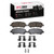 DFC 08-13 Toyota Highlander Rear 5000 Advanced Ceramic Brake Pads and Hardware Kit