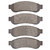 DFC 5000 Advanced Semi-Metallic Rear Brake Pads, Ford F-250 4WD (Super Duty) 2010-2012