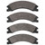 DFC 5000 Advanced Semi-Metallic Rear Brake Pads, Ford E-Super Duty 2008-2025