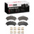 DFC 5000 Advanced Semi-Metallic Rear Brake Pads and Hardware Kit, Dodge Sprinter 3500 2006-2018