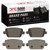 DFC 07-12 Ford Focus RS (Mexico) Rear 5000 Advanced Low Metallic Brake Pads