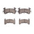 DFC 5000 Advanced Semi-Metallic Rear Brake Pads, Buick Electra 1978-1988