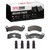DFC 5000 Advanced Semi-Metallic Front Brake Pads and Hardware Kit, Ford LTD Crown Victoria 1981-1994
