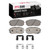 DFC 5000 Advanced Ceramic Front Brake Pads and Hardware Kit, Kia Rondo (Canada) 2011-2012
