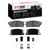 DFC 81-83 Chevrolet LUV Front 5000 Advanced Semi Metallic Brake Pads and Hardware Kit