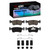 DFC 86-94 Suzuki Samurai Front 4000 HybriDynamic Brake Pads and Hardware Kit