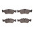 DFC 5000 Advanced Low-Metallic Rear Brake Pads, Dodge Sprinter 3500 2002-2006