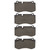 DFC 5000 Advanced Low-Metallic Front Brake Pads, Mercedes-Benz CL600 2007-2014