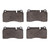 DFC 5000 Advanced Low-Metallic Front Brake Pads, Land Rover Range Rover 2006-2009