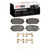DFC 06-25 Mazda MX-5 Miata Rear 5000 Advanced Ceramic Brake Pads and Hardware Kit