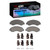 DFC 4000 HybriDynamic Front Brake Pads and Hardware Kit, UD UD 1400 1994-2010