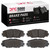 DFC 06-20 Pontiac Vibe Front 5000 Advanced Ceramic Brake Pads