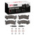 DFC 5000 Advanced Semi-Metallic Front Brake Pads and Hardware Kit, Chevrolet V20 & V2500 Suburban 1978-1995