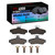 DFC 05-06 Pontiac GTO Rear 4000 HybriDynamic Brake Pads and Hardware Kit