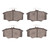 DFC 82-83 Audi Coupe Front 5000 Advanced Semi Metallic Brake Pads