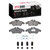 DFC 5000 Advanced Low-Metallic Front Brake Pads and Hardware Kit, Dodge Sprinter 3500 2002-2006