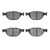 DFC 5000 Advanced Low-Metallic Front Brake Pads, BMW M5 2004-2012