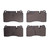 DFC 5000 Advanced Low-Metallic Front/Rear Brake Pads, Aston Martin Rapide 2006-2019