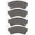 DFC 5000 Advanced Ceramic Front Brake Pads, Mazda 6 2006-2013