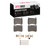 DFC 5000 Advanced Low-Metallic Front Brake Pads and Hardware Kit, Mercedes-Benz C320 2005-2011