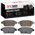 DFC 5000 Advanced Ceramic Rear Brake Pads, Ford Fusion 2006-2013