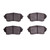 DFC 04-06 Suzuki XL-7 Front 5000 Advanced Ceramic Brake Pads