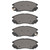 DFC 04-08 Hyundai Tiburon Front 5000 Advanced Ceramic Brake Pads