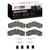DFC 5000 Advanced Semi-Metallic Front/Rear Brake Pads and Hardware Kit, Dodge Sprinter 3500 2002-2006