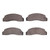 DFC 78-80 Ford Fiesta (USA/Canada) Front 5000 Advanced Semi Metallic Brake Pads