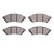 DFC 5000 Advanced Ceramic Front Brake Pads, Buick Allure 2005-2015