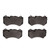 DFC 5000 Advanced Low-Metallic Front Brake Pads, Ferrari 360 2004-2005